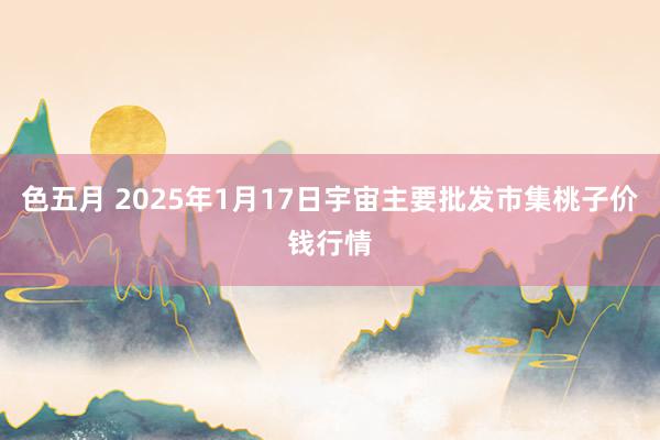 色五月 2025年1月17日宇宙主要批发市集桃子价钱行情