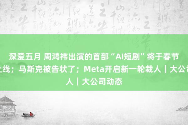 深爱五月 周鸿祎出演的首部“AI短剧”将于春节时间上线；马斯克被告状了；Meta开启新一轮裁人｜大公司动态