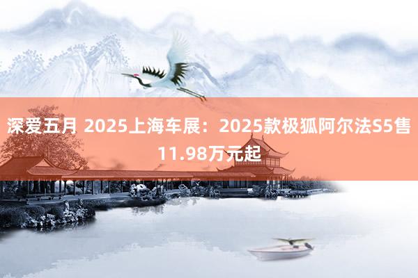 深爱五月 2025上海车展：2025款极狐阿尔法S5售11.98万元起
